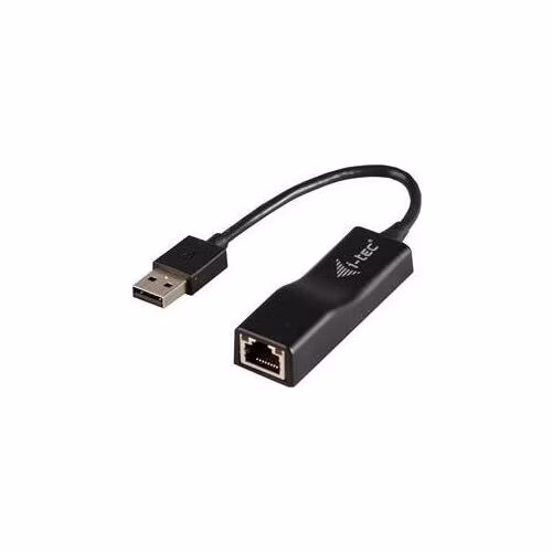 i-tec USB 2.0 Fast Ethernet adaptér DVANCE (RJ45)/ LED indikace/ černý