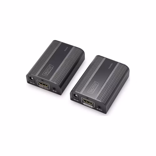 DIGITUS 4K HDMI 2.0 Extender Set, UHD 4K * 2K @ 60 Hz 30/60 m přes síťový kabel (kat. 6, 6a, 7),