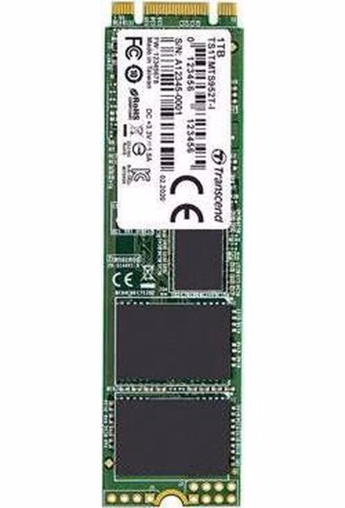 TRANSCEND MTS952T-I 1TB Industrial 3K P/E SSD disk M.2, 2280 SATA III 6Gb/s (3D TLC), 560MB/s R, 520MB/s W