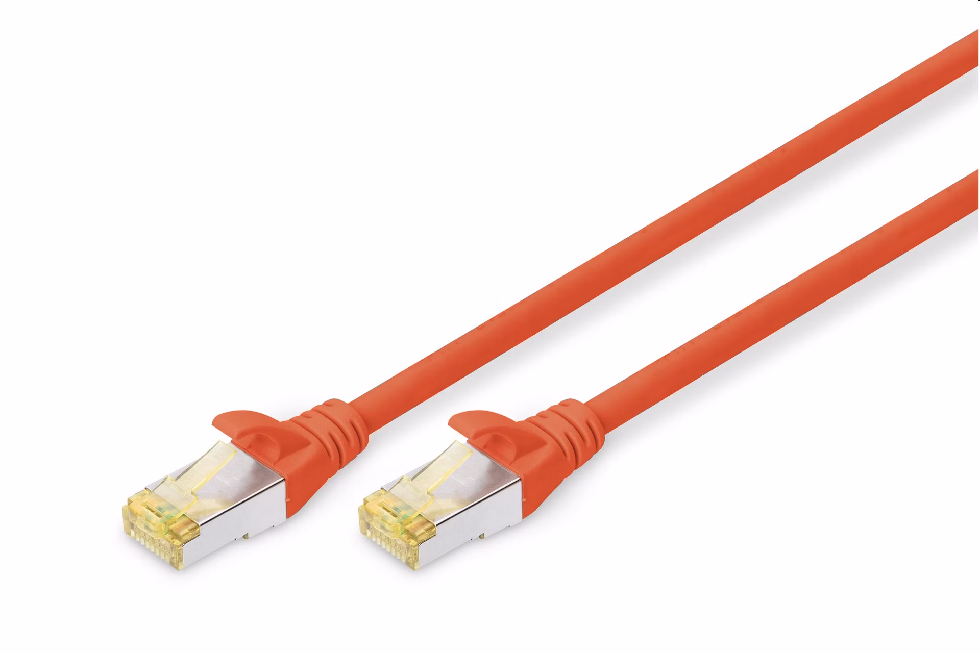 Digitus CAT 6A S-FTP patch cable, Cu, LSZH AWG 26/7, length 7 m, color red
