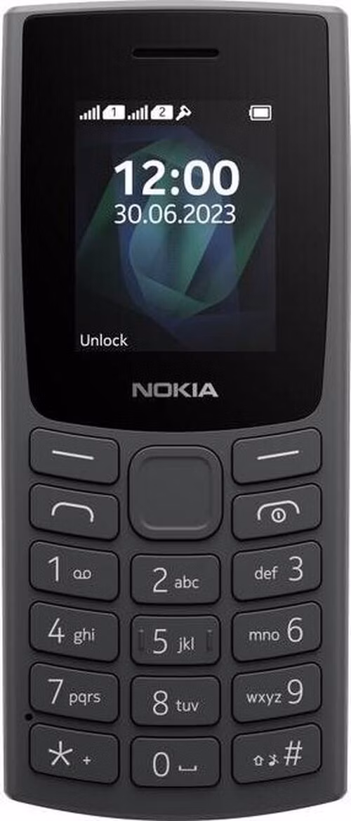 BAZAR - Nokia 105 4G, černá (2024) EU - Po opravě (Komplet)