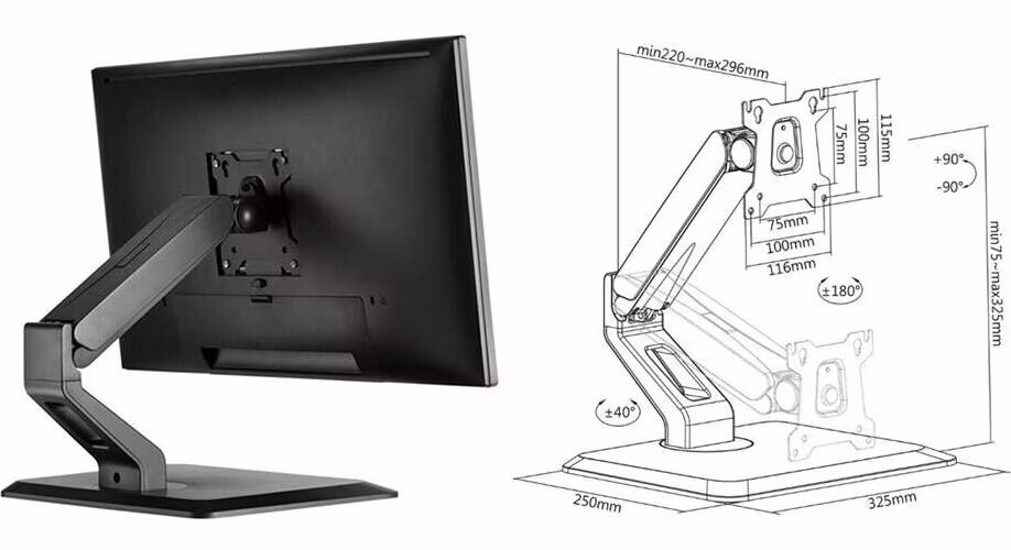 Podstava na monitor Fiber Mounts Frios