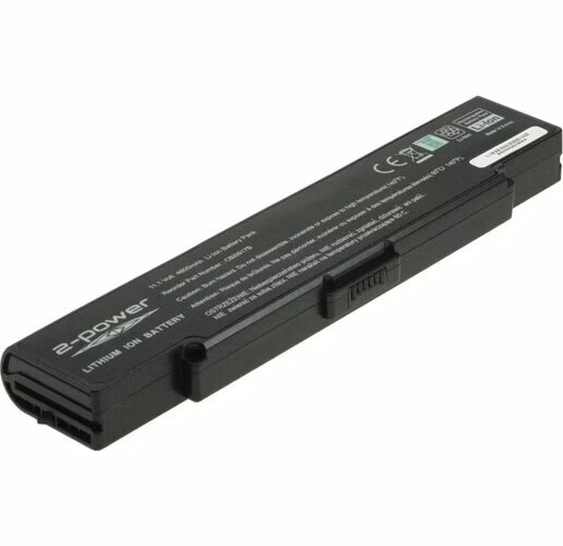 2-Power baterie pro SONY Vaio VGN-S Series, PCG-6C1N, PCG-6P1L, PCG-6P1P, PCG-6P2L,PCG-792L11,1 V, 4600mAh, 6 cells