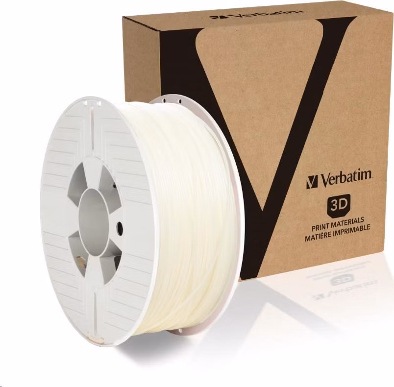 VERBATIM Filament pre 3D tlačiarne PLA 1.75mm, 335m, 1kg prírodný priehľadný (OLD PN 55274)