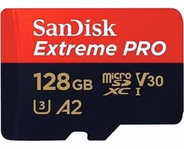 SanDisk Extreme PRO microSDXC 128GB 200MB/s + ada.