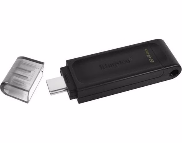 KINGSTON 64GB USB-C 3.2 Gen 1 DataTraveler 70