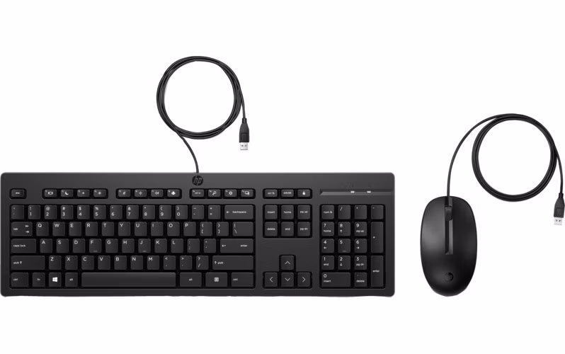 HP 225 Wired Mouse and Keyboard Combo G2 CZECH-SK