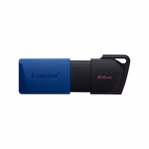 Kingston Flash Disk 64GB USB3.2 Gen 1 DataTraveler Exodia M (Black + Blue)