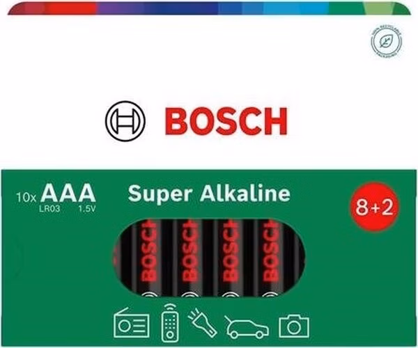 Bosch LR03SA10B/00 Super Alkaline (Blistr 10 ks)