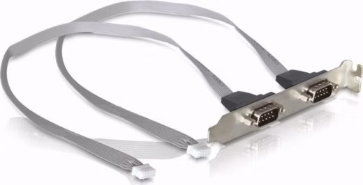 Delock záslepka do slotu 2x Serial port DB-9 2mm konektor