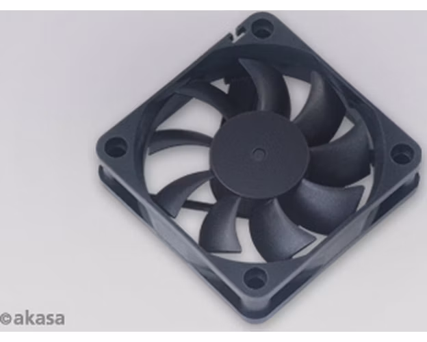 prídavný ventilátor Akasa 60x60x15 black