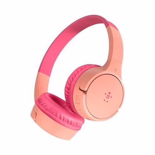 Belkin SOUNDFORM™ Mini - Wireless On-Ear Headphones for Kids - dětská bezdrátová sluchátka, růžová - NOVÁ VERZE