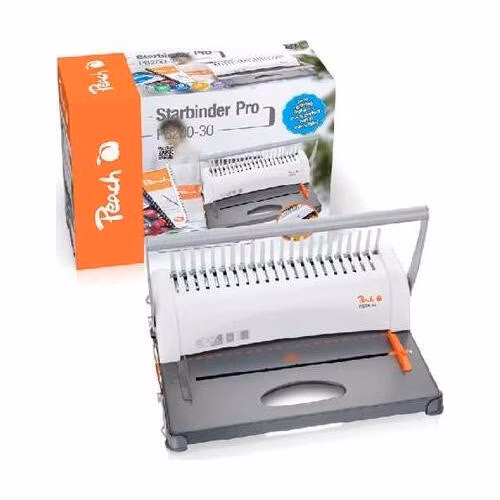 PEACH manuální vazač Star Binder Pro PB200-30, A4 vazba až 350 listů do plastových hřbetů