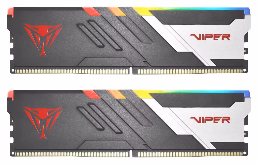 PATRIOT VIPER VENOM RGB 32GB DDR5 6000MHz / DIMM / CL40 / 1,1V / Kit 2x 16GB