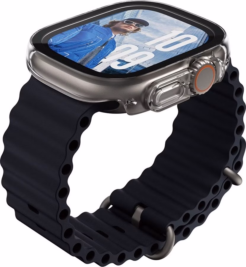 PanzerGlass ochranné sko Snappie Full Body Slim pre Apple Watch Ultra - Clear
