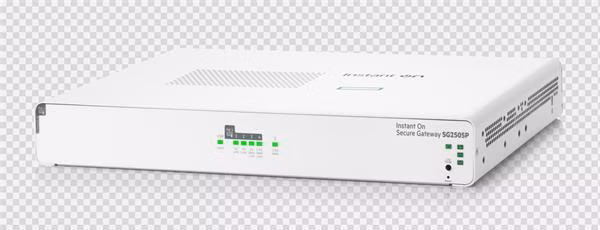 HPE Networking Instant On Secure Gateway 5-port SmartRate 2.5G PoE+ 64W SG2505P