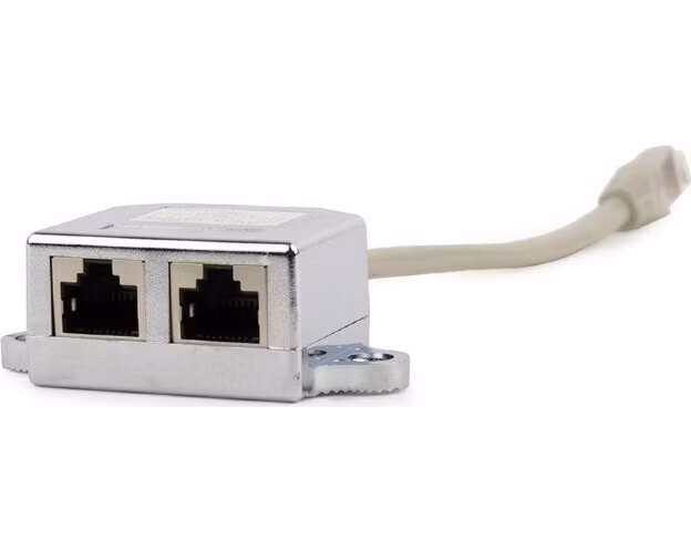 Gembird adaptér - LAN port combiner/splitter (PC + PC), FTP tienený s káblom
