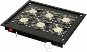 TRITON Ventilačná jednotka horná (dolná), 6 ventilátorov-230V/90W, termostat, sivá