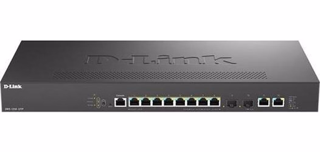 D-Link DMS-1250-12TP - 8-Port Multi-Gigabit Smart Managed Switch