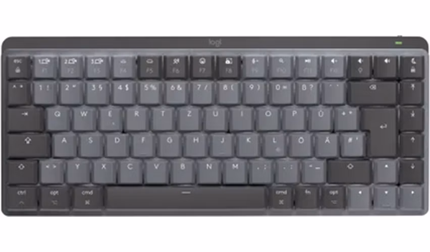Logitech® MX Mechanical Mini for Mac Minimalist Wireless Illuminated Keyboard - SPACE GREY - US INT'L - EMEA