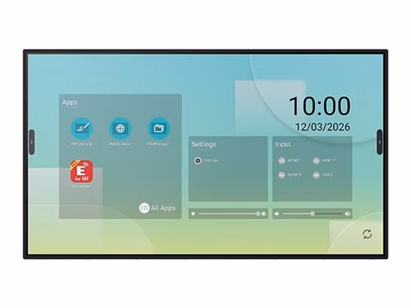 SHARP PN-LB653 65" LB-Series Interactive Display, UHD, 500 cd/m2, 40 touch points, OPS Slot, USB-C, HDMI-out