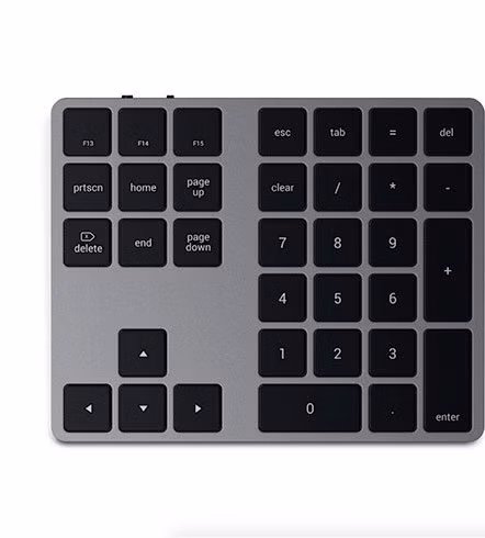Satechi numerická klávesnica Bluetooth Extended Keypad - Space Gray Aluminium