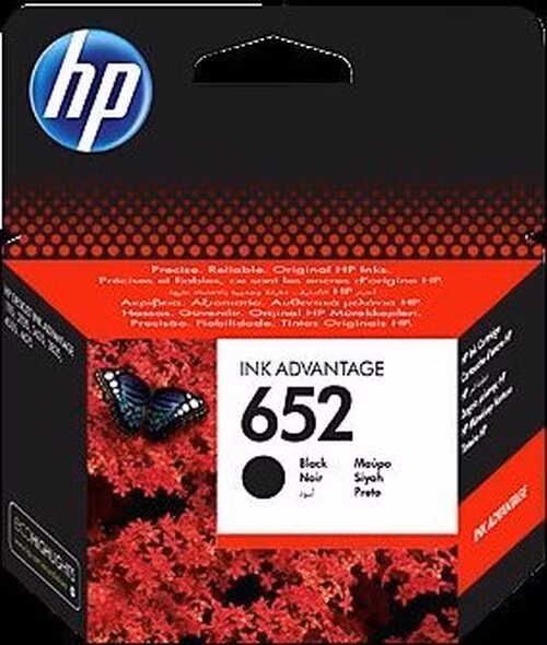 HP Ink Cartridge 652/Black/360 stran