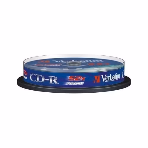 VERBATIM CD-R AZO 700MB, 52x, jewel case 10 ks