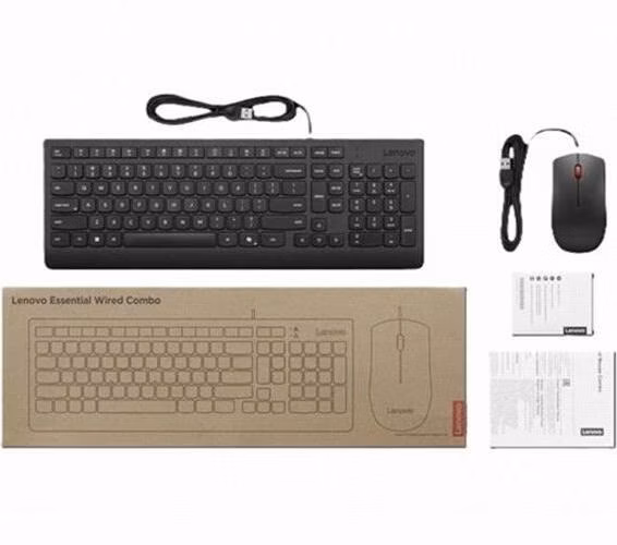 Lenovo Essential Wired Combo Keyboard (CZ) &amp; Mouse