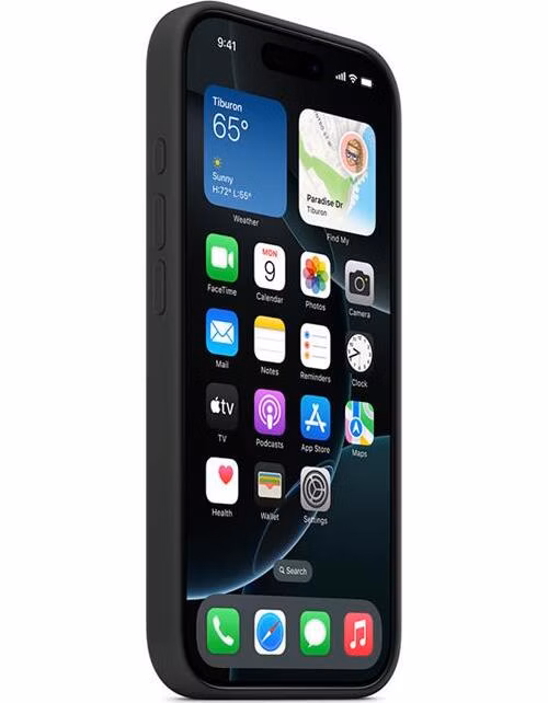 iPhone 16 Pro Silicone Case with MagSafe - Black *Poškodený obal*