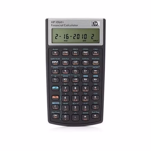 HP 10bII+ Financial Calculator-Bluestar - Finanční kalkulátor