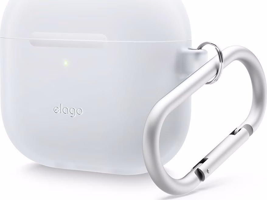 Elago Airpods 4 Silicone Hang Case - Nightglow Blue