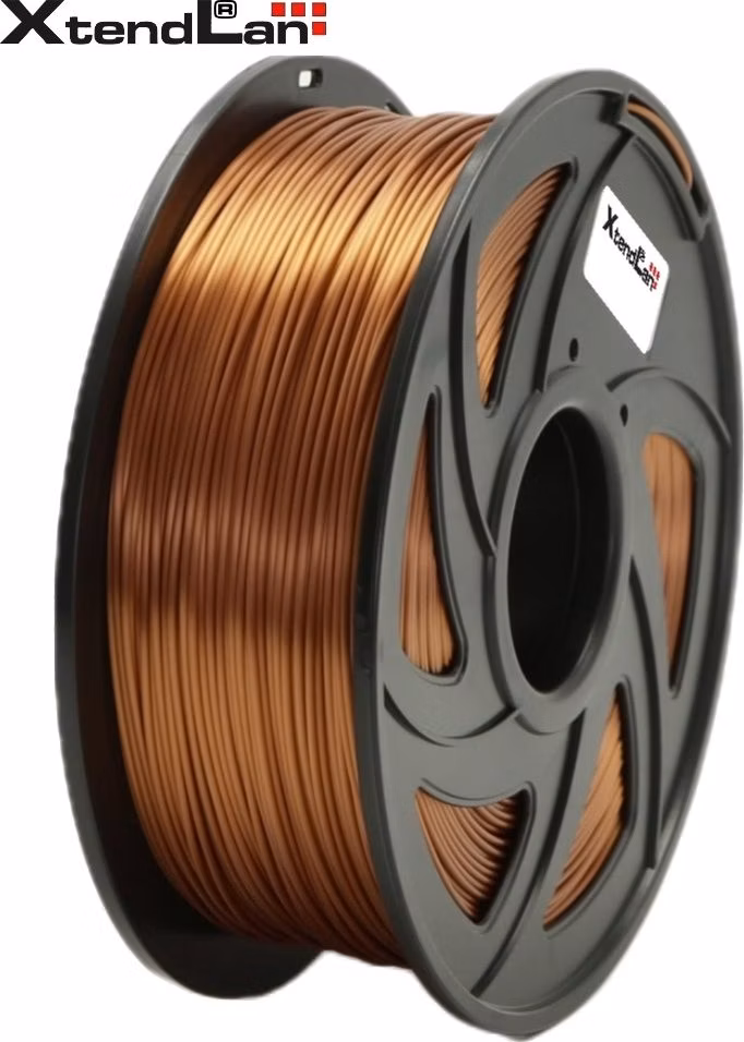 XtendLAN PLA filament 1,75mm cihlově hnědý 1kg