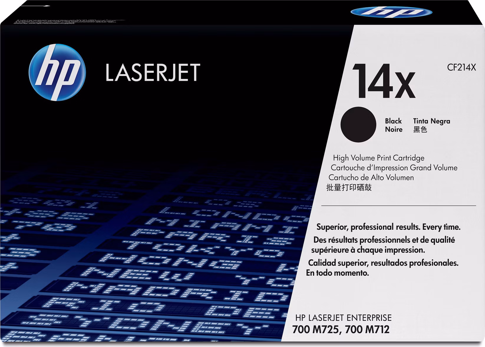 HP 14X Black LJ Toner Cart, CF214X (17,500 pages)