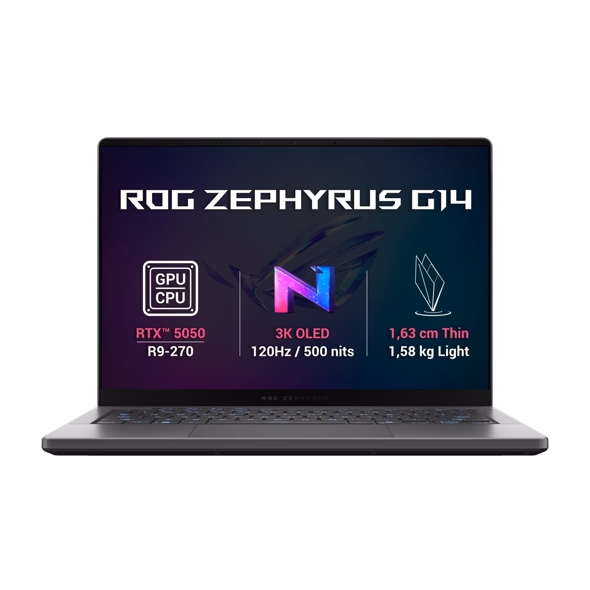 ASUS ROG Zephyrus G14/GA403UH-QS035W/R9-270/14"/2880x1800/32GB/1TB/RTX 5050/W11H/Gray/2R