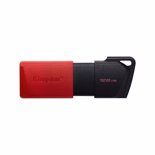 128 GB . USB 3.2 kľúč . Kingston DataTraveler Exodia M čierno-červený