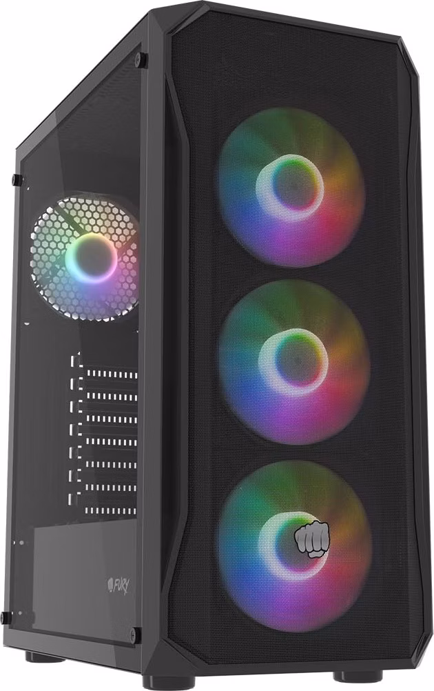 PC skriňa Fury SHOBO/Midi Tower/Transpar./Čierna