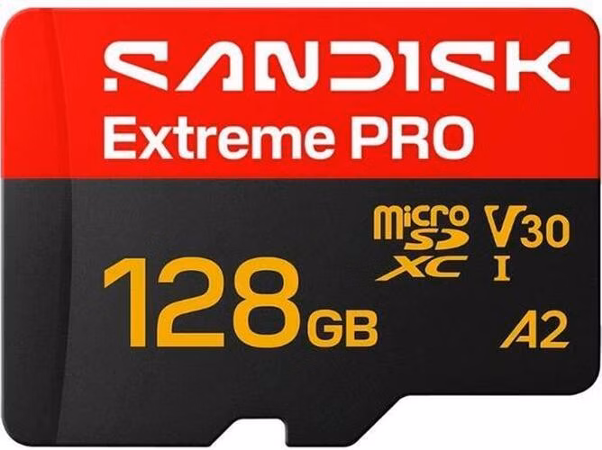 SanDisk Extreme PRO microSD UHS-I 128GB 250MB/s(R) / 120MB/s(W)