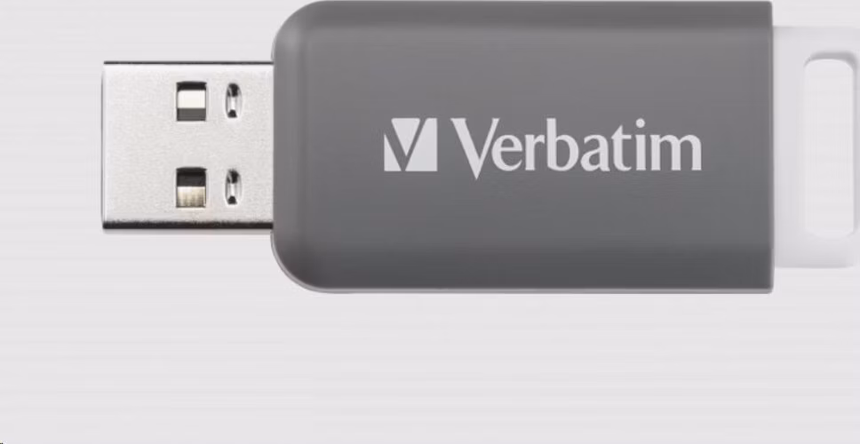 VERBATIM Flash disk 128GB DataBar USB 2.0 Disk, sivý