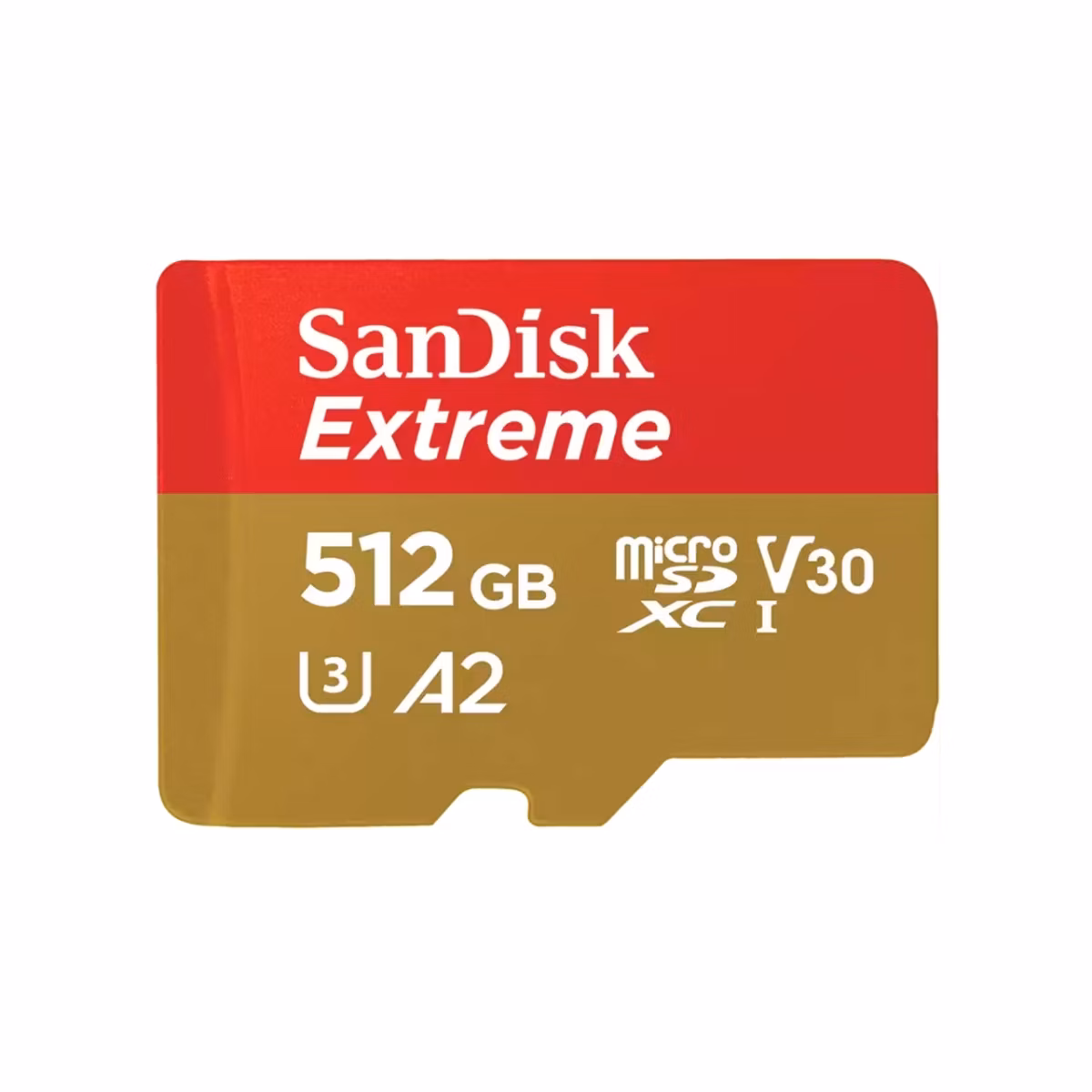Karta SanDisk micro SDXC 512GB Extreme (190 MB/s Class 10, UHS-I U3 V30) + adaptér
