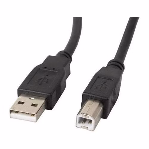 LANBERG USB-A (M) na USB-B (M) 2.0 kable 5m, černý