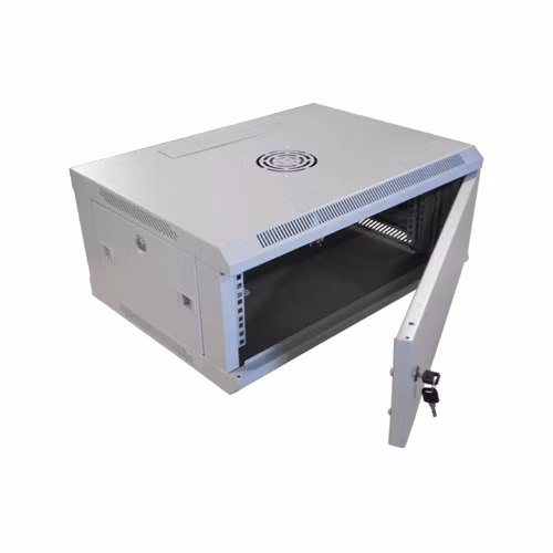 Datacom 19"rozv.jednodielny 4U/ hl.450mm plechové dvere