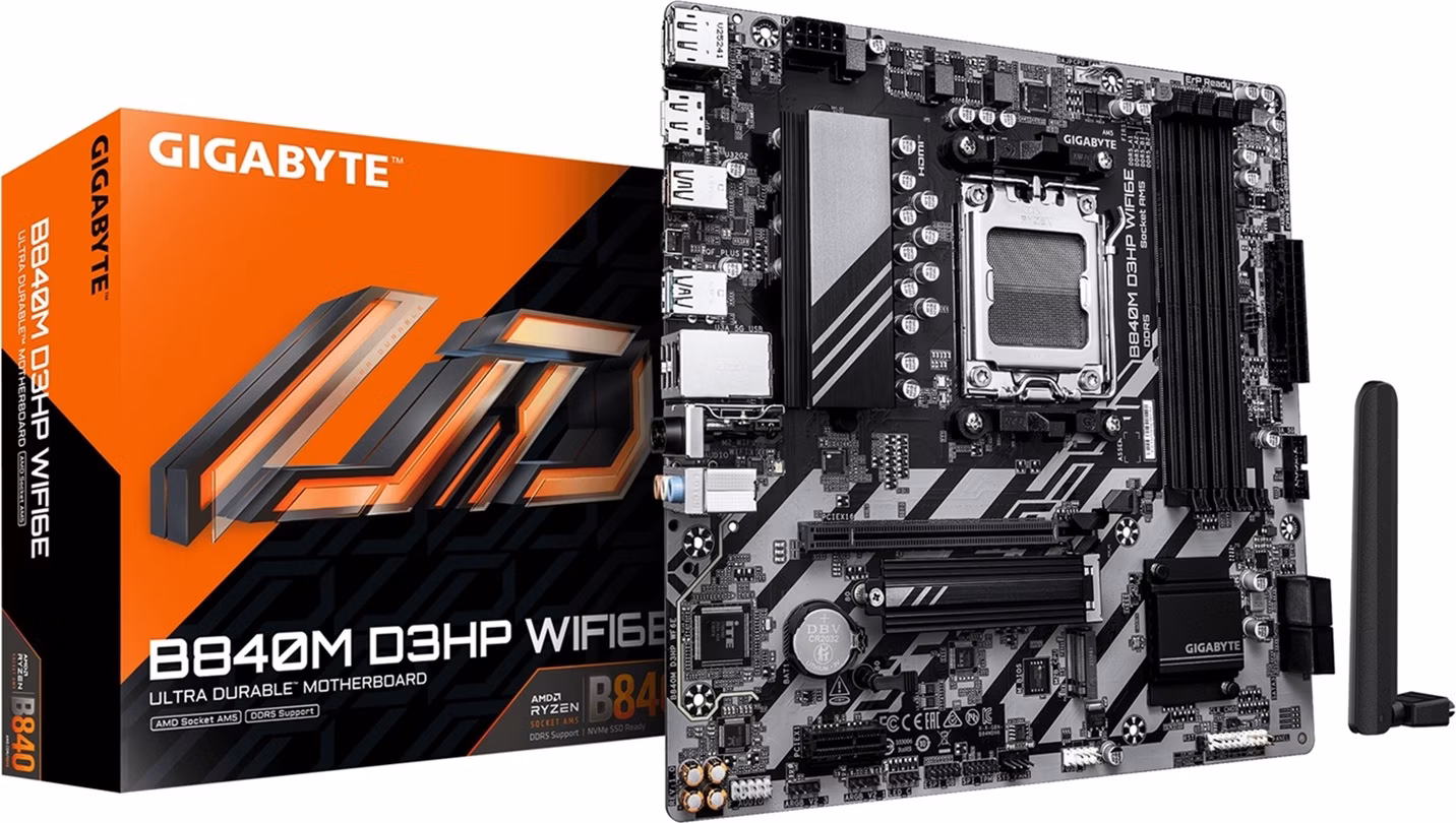 GIGABYTE B840M D3HP WIFI6E/AM5/mATX
