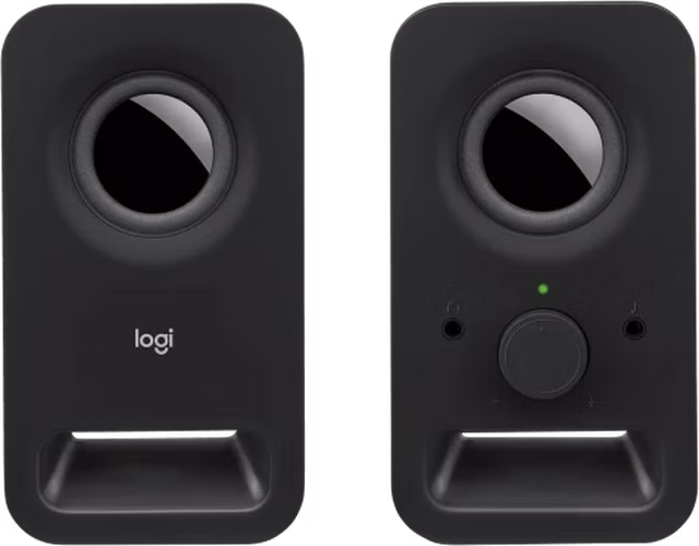Logitech repro Z150 Multimedia Speakers/ 2.0/ 3W/ 3.5mm jack/ Midnight black-černý