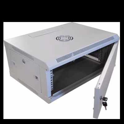 Datacom 19"rozv.jednodielny 4U/ hl.450mm plechové dvere