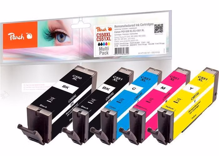 PEACH kompatibilní cartridge Canon PGI-550XL/CLI-551XL MultiPack