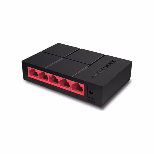 Mercusys MS105G 5x10/100/1000 switch, plastic case