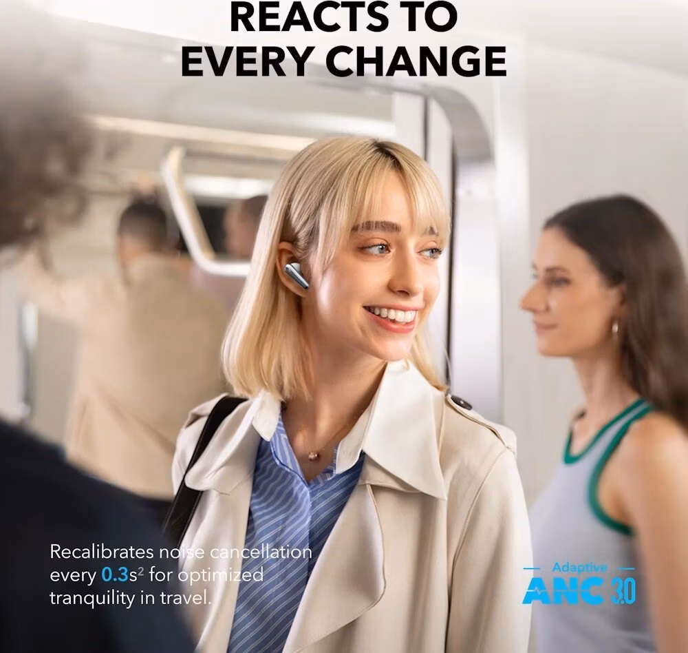 Anker Sluchátka Bluetooth Soundcore Liberty 4 Pro bílá