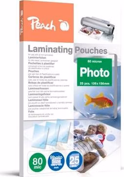 PEACH laminovací folie Photosize 10x15 cm (106x156 mm), 80mic