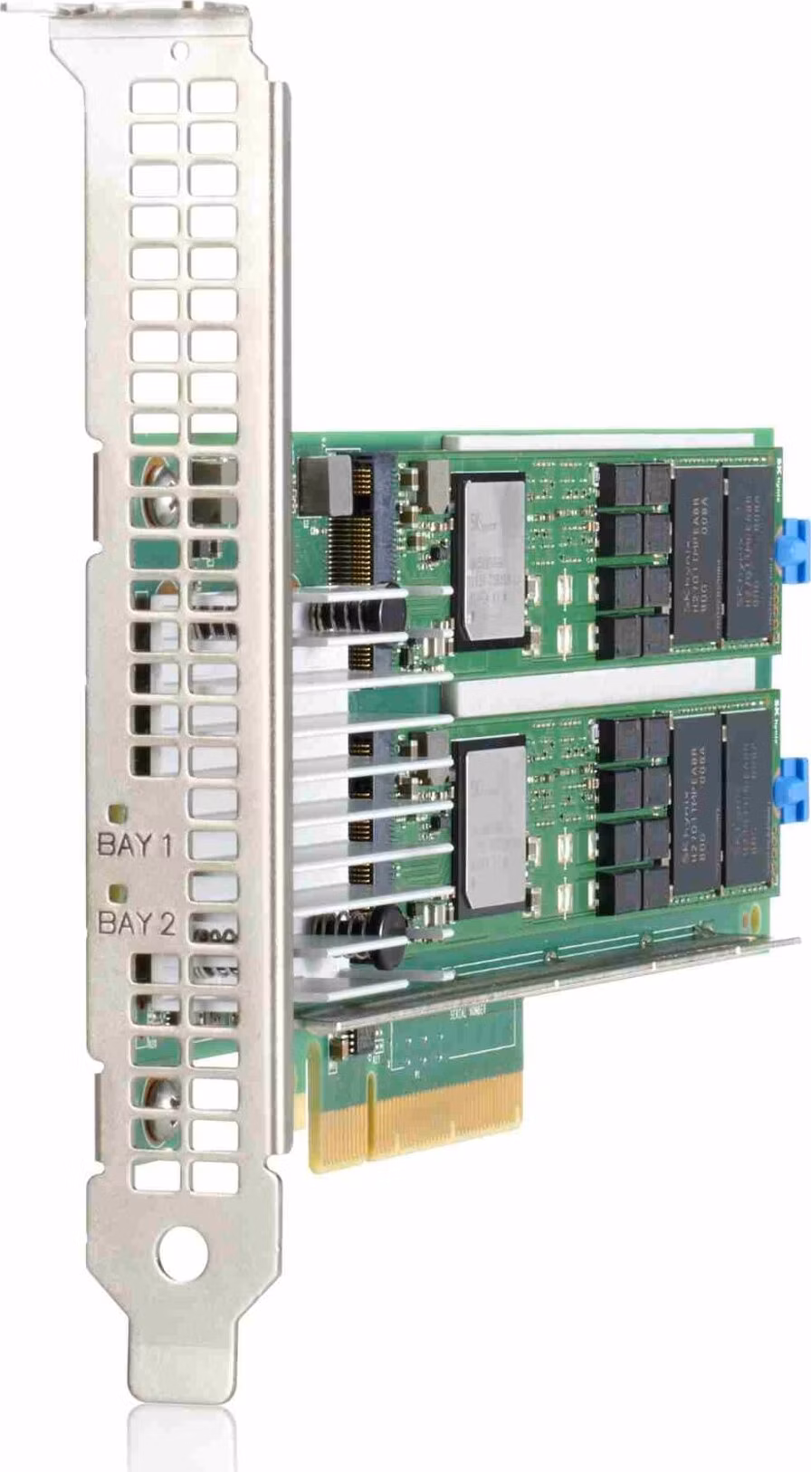HPE NS204i-p x2 Lanes NVMe PCIe3 x8 OS Boot Device (2x480 GB NVMe M.2 SSD inside)